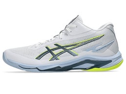 Asics NetBurner Ballistic FF MT 4 (26) Miesten sis&auml;pelikeng&auml;t (White/Raw Indigo)