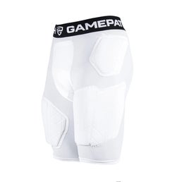 Gamepatch Padded Compression Shorts Pro+ (26) - Topatut Kompressioshortsit - Valkoinen